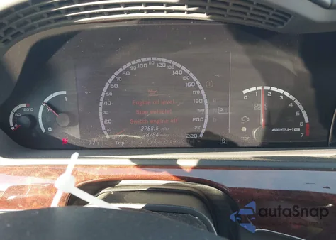 2007 Mercedes-Benz S 65 Amg from USA, damaged, VIN WDDNG79X07A121308